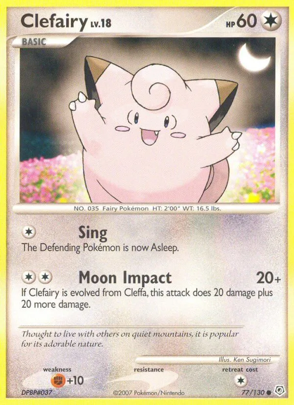 Clefairy, Diamond & Pearl 77/130