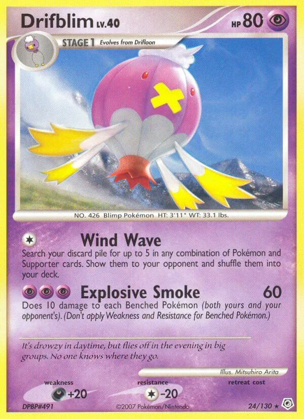 Drifblim, Diamond & Pearl 24/130