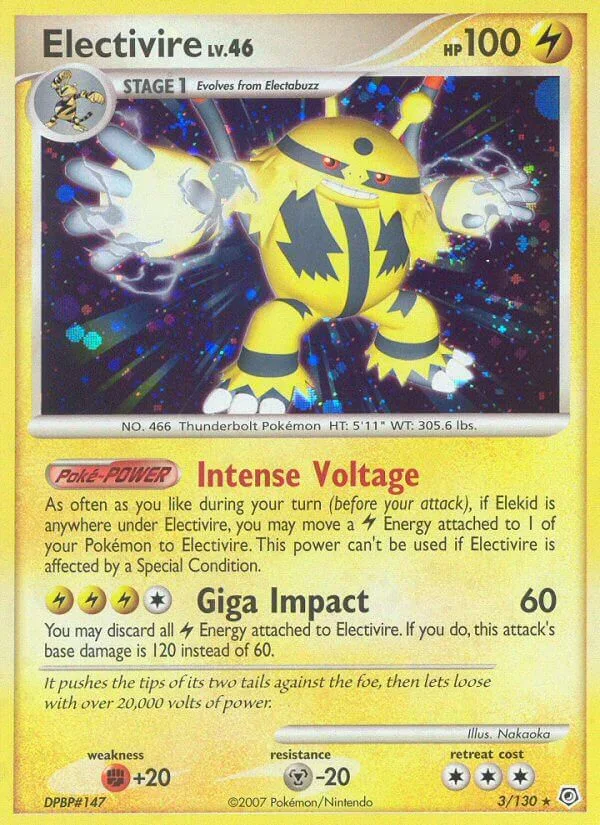 Electivire, Diamond & Pearl 3/130