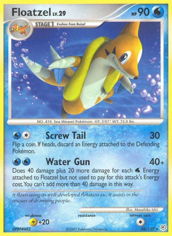 Floatzel, Diamond & Pearl 26/130