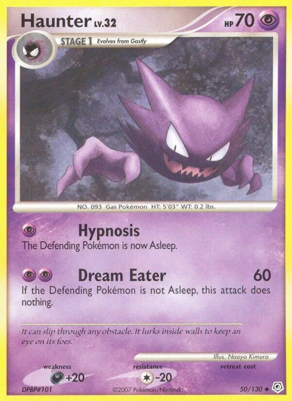 Haunter, Diamond & Pearl 50/130