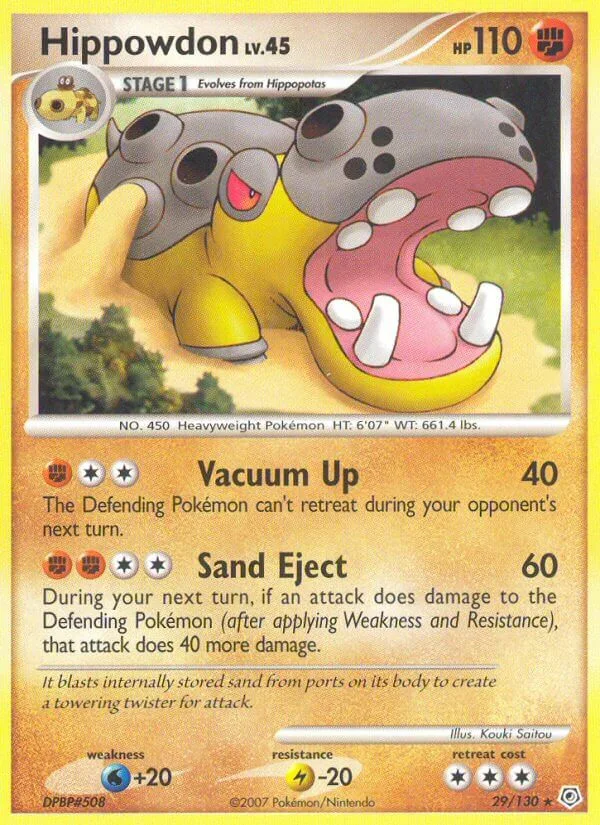 Hippowdon, Diamond & Pearl 29/130