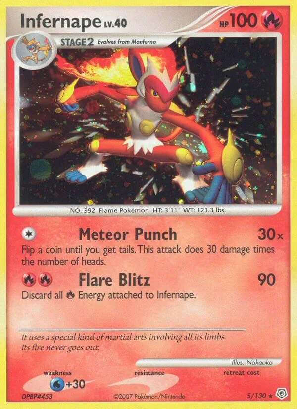 Infernape, Diamond & Pearl 5/130