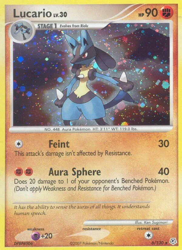 Lucario, Diamond & Pearl 6/130