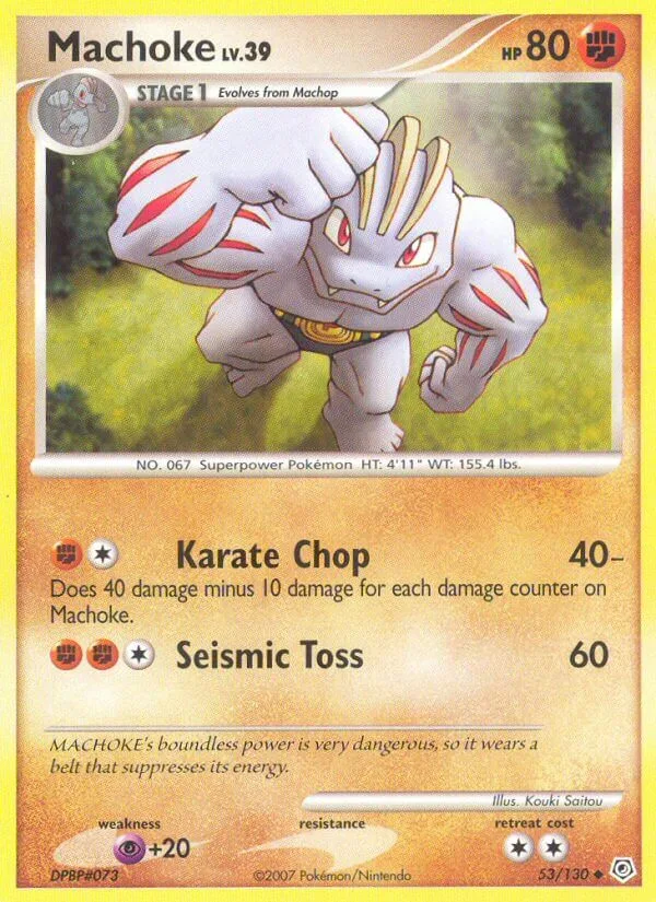 Machoke, Diamond & Pearl 53/130
