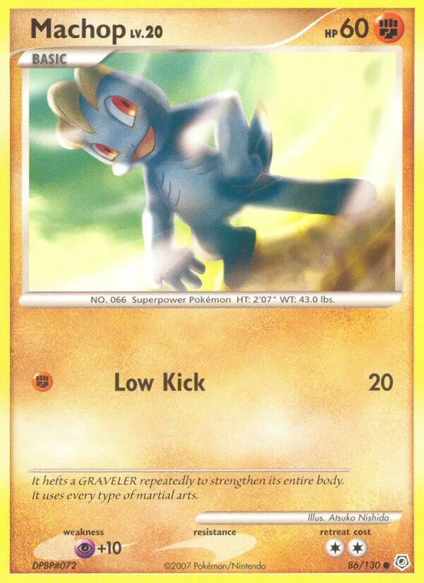 Machop, Diamond & Pearl 86/130