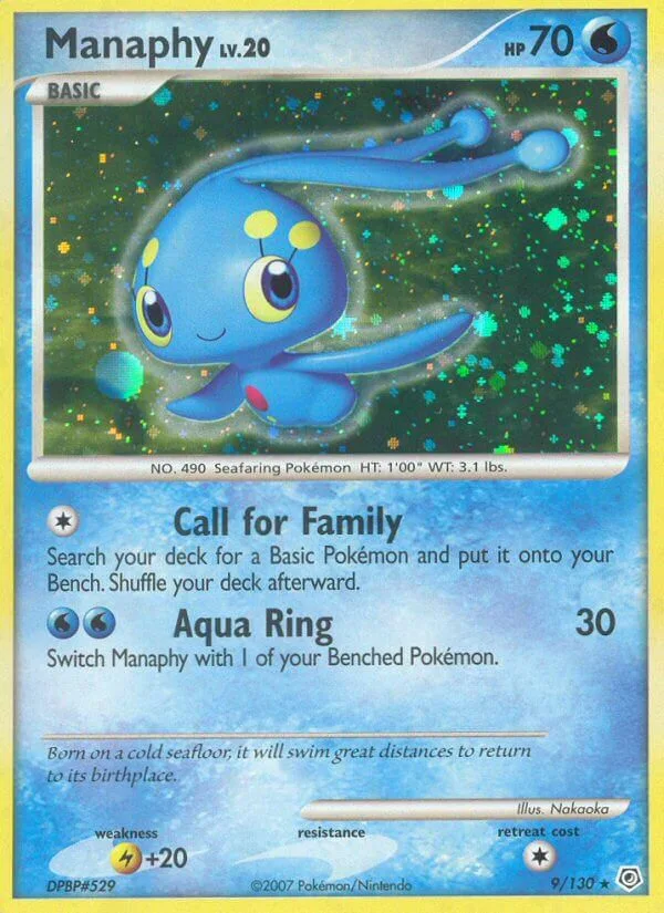 Manaphy, Diamond & Pearl 9/130