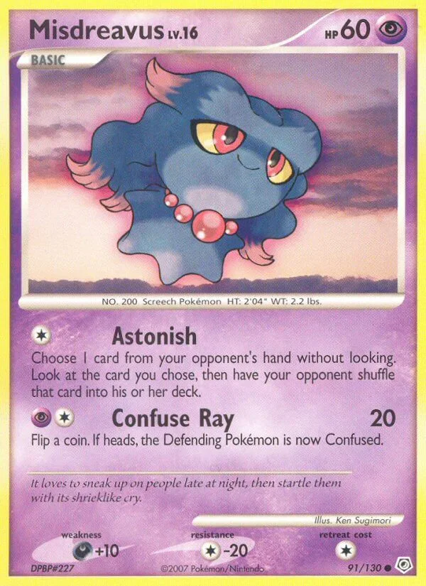 Misdreavus, Diamond & Pearl 91/130