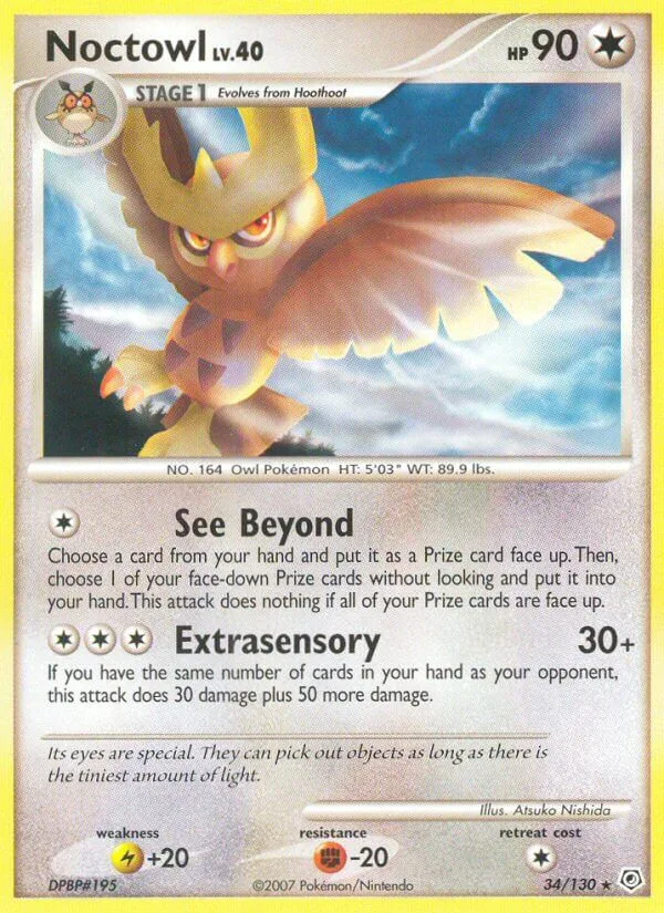 Noctowl, Diamond & Pearl 34/130