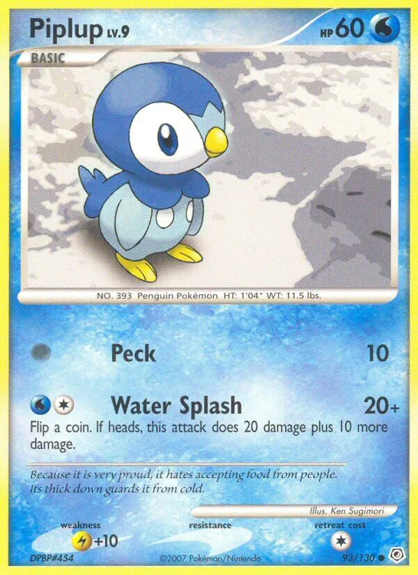 Piplup, Diamond & Pearl 93/130