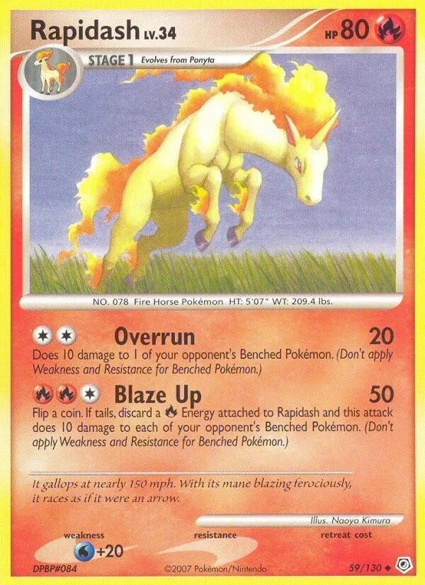 Rapidash, Diamond & Pearl 59/130