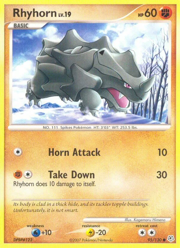 Rhyhorn, Diamond & Pearl 95/130