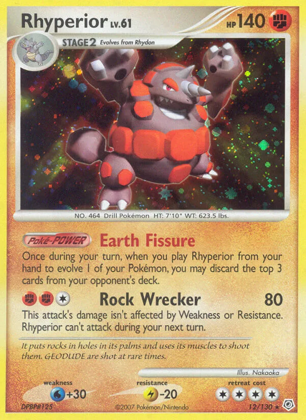 Rhyperior, Diamond & Pearl 12/130