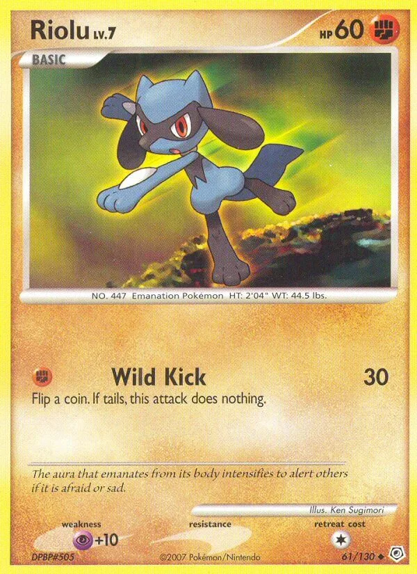 Riolu, Diamond & Pearl 61/130