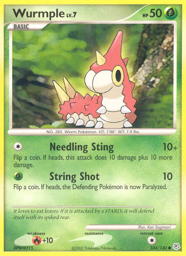 Wurmple, Diamond & Pearl 104/130