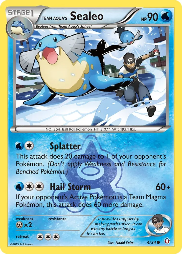 Team Aqua’s Sealeo, Double Crisis 4/34