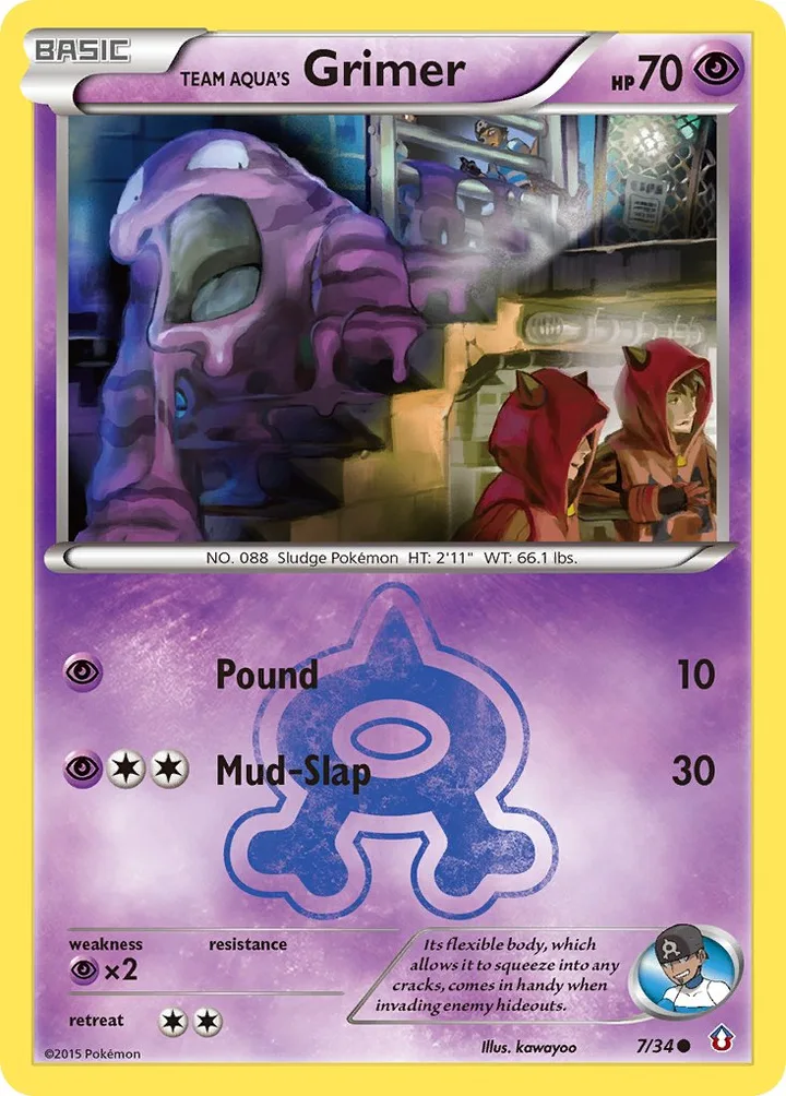 Team Aqua’s Grimer, Double Crisis 7/34