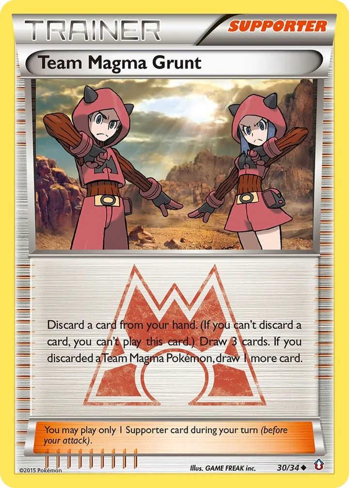 Team Magma Grunt, Double Crisis 30/34