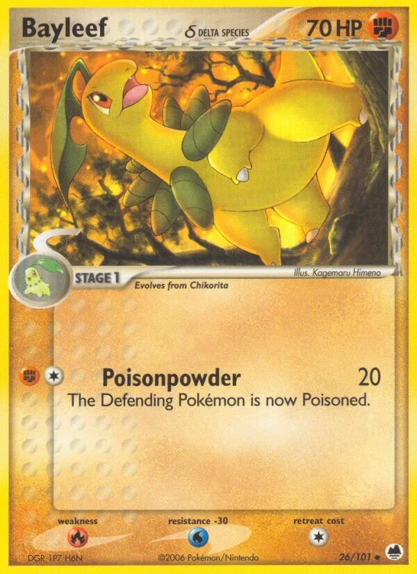 Bayleef, Dragon Frontiers 26/101