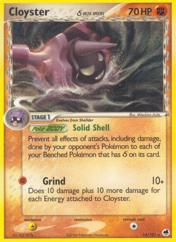 Cloyster, Dragon Frontiers 14/101