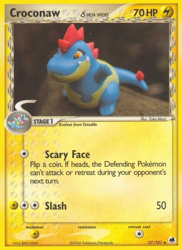 Croconaw, Dragon Frontiers 27/101