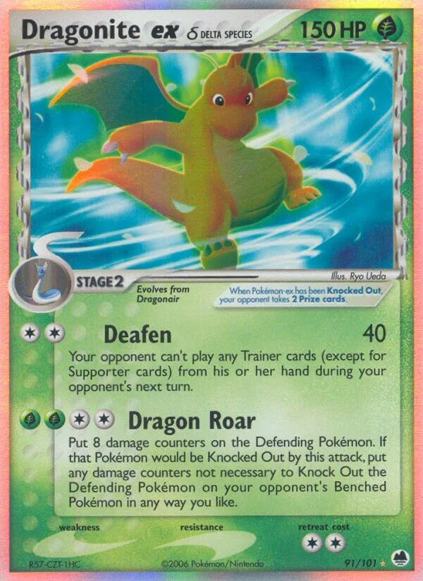 Dragonite ex, Dragon Frontiers 91/101