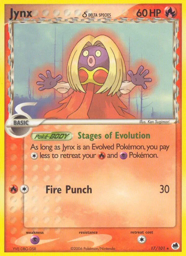 Jynx, Dragon Frontiers 17/101