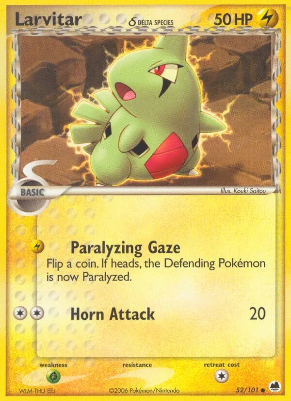 Larvitar, Dragon Frontiers 52/101