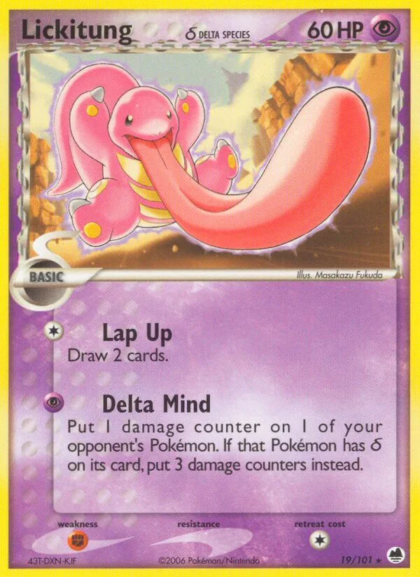 Lickitung, Dragon Frontiers 19/101