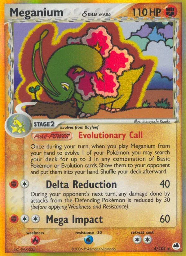 Meganium, Dragon Frontiers 4/101