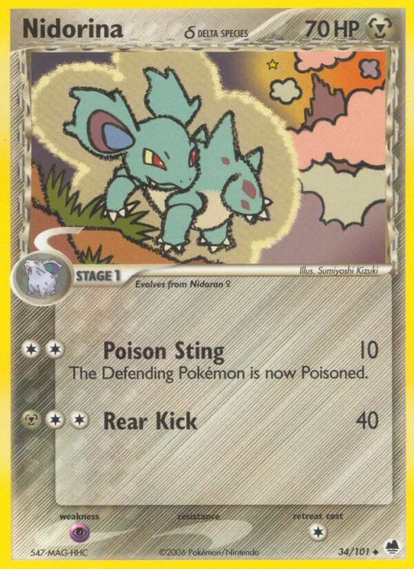 Nidorina, Dragon Frontiers 34/101