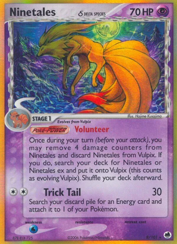 Ninetales, Dragon Frontiers 8/101