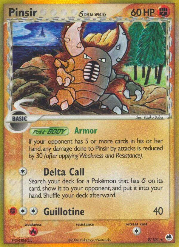 Pinsir, Dragon Frontiers 9/101