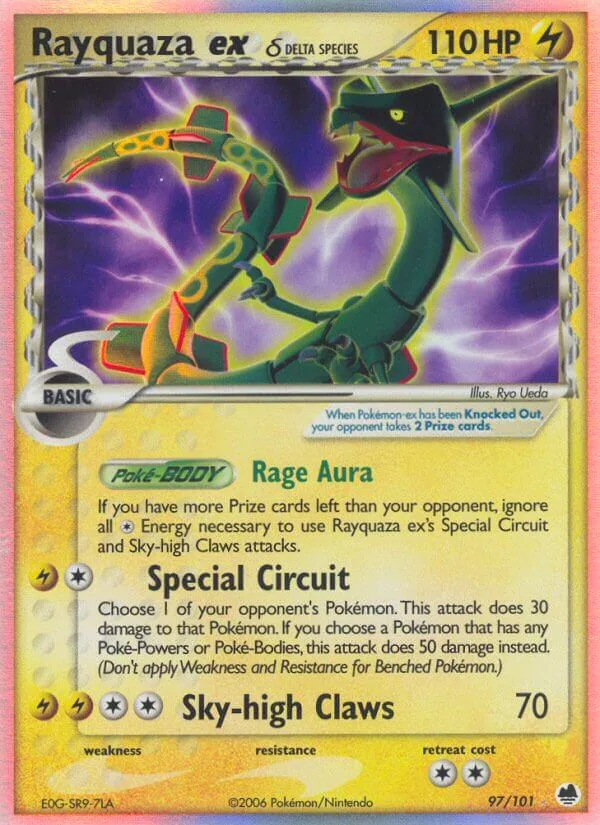 Rayquaza ex, Dragon Frontiers 97/101