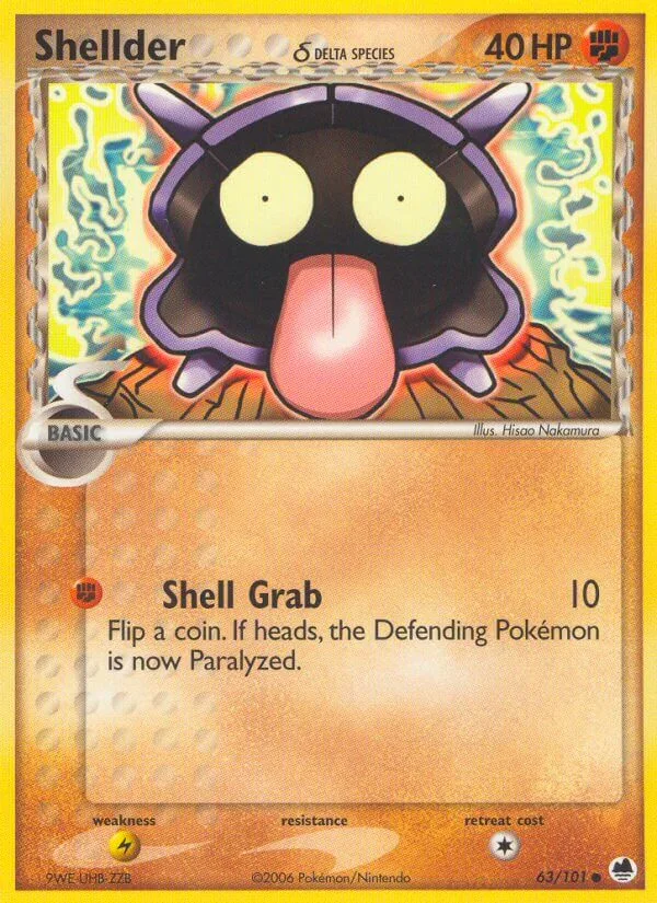 Shellder, Dragon Frontiers 63/101