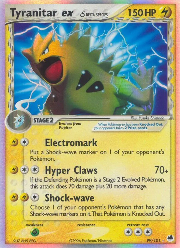 Tyranitar ex, Dragon Frontiers 99/101