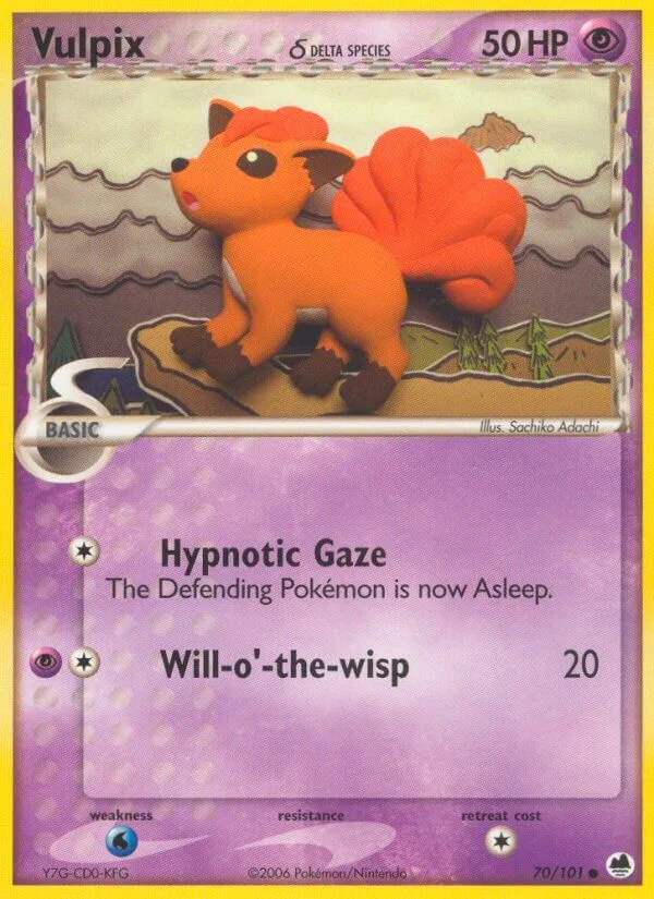 Vulpix, Dragon Frontiers 70/101