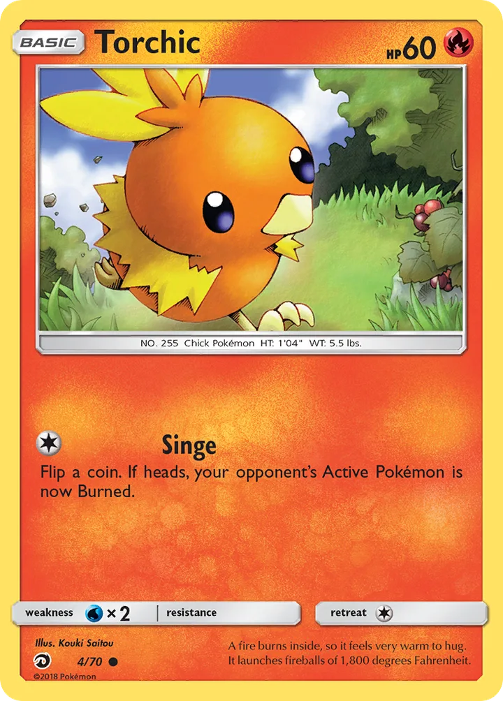 Torchic, Dragon Majesty 4/70