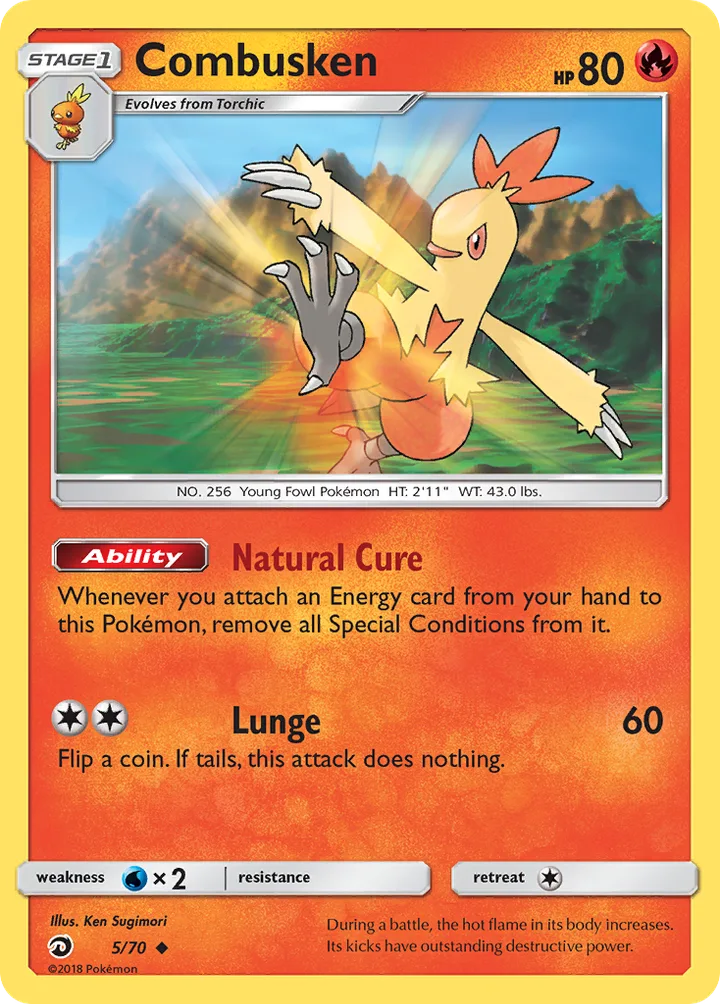 Combusken, Dragon Majesty 5/70