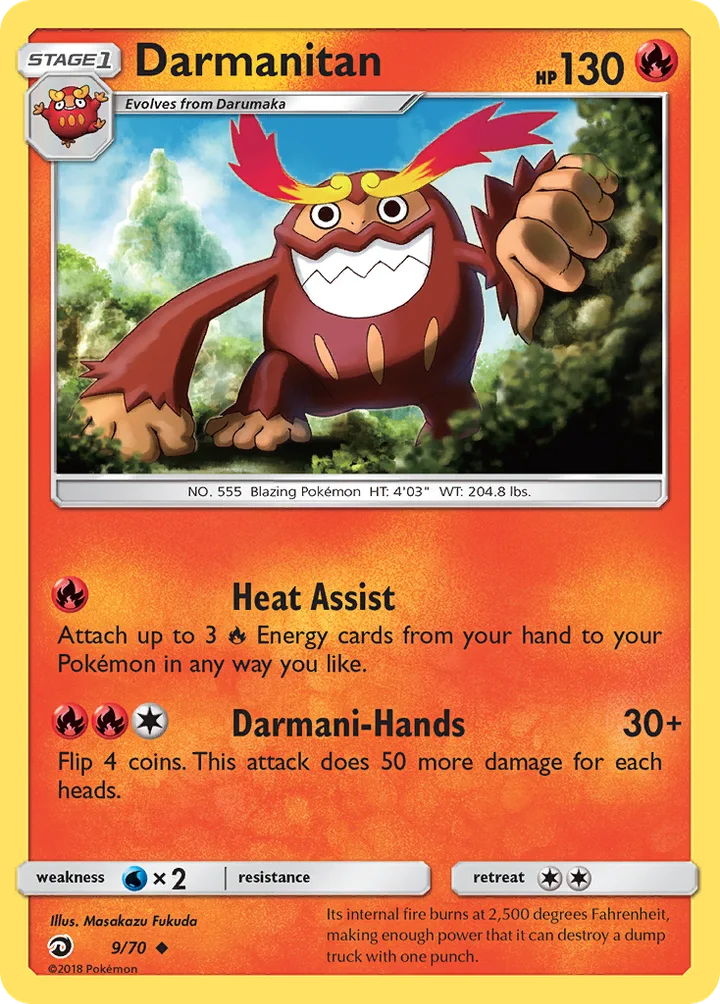 Darmanitan, Dragon Majesty 9/70