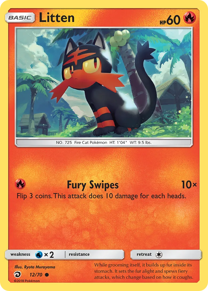 Litten, Dragon Majesty 12/70