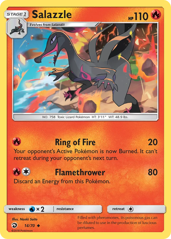 Salazzle, Dragon Majesty 14/70
