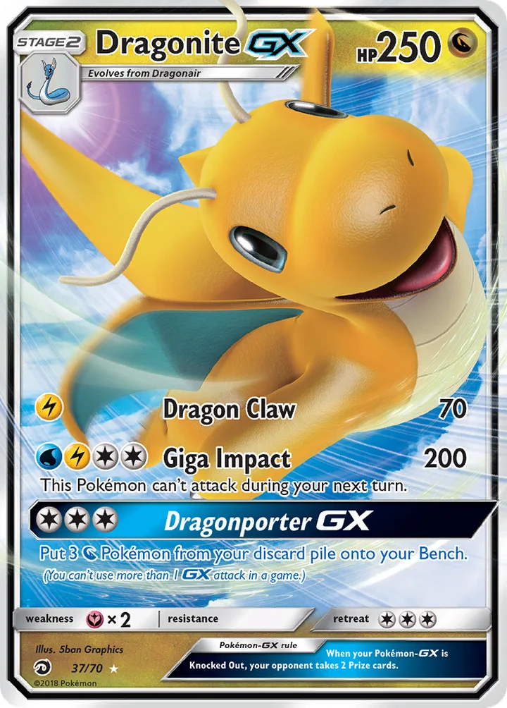 Dragonite-GX, Dragon Majesty 37/70