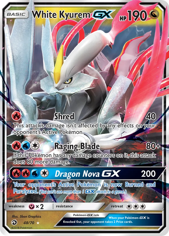 White Kyurem-GX, Dragon Majesty 48/70