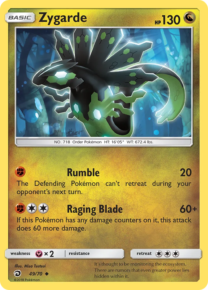 Zygarde, Dragon Majesty 49/70