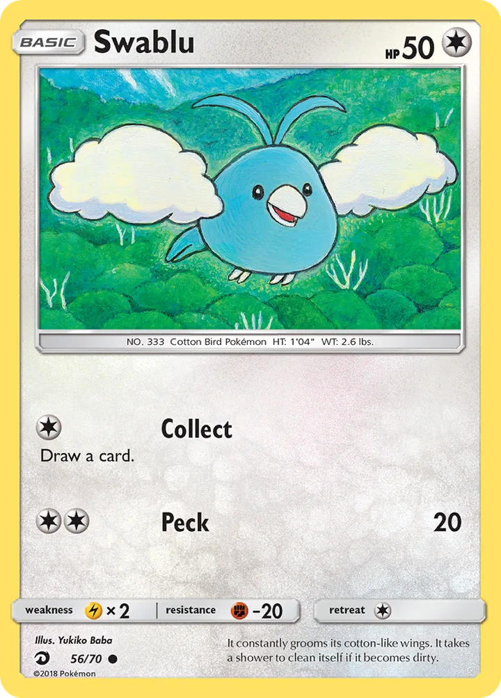 Swablu, Dragon Majesty 56/70