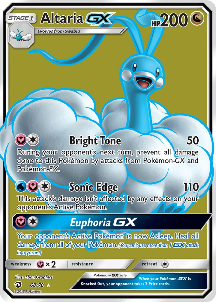 Altaria-GX, Dragon Majesty 68/70