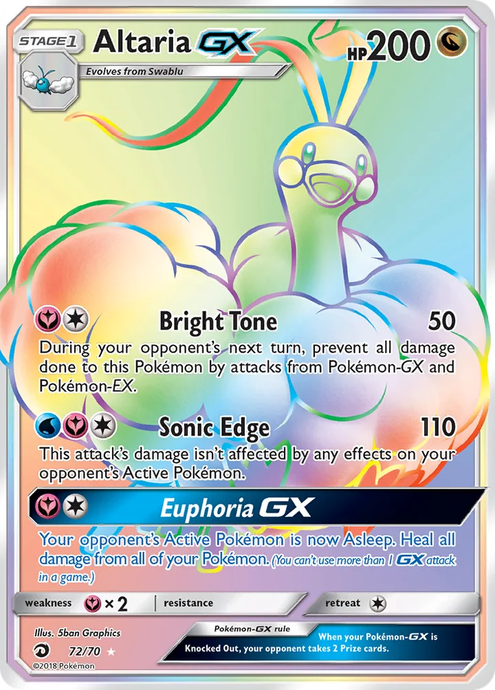 Altaria-GX, Dragon Majesty 72/70
