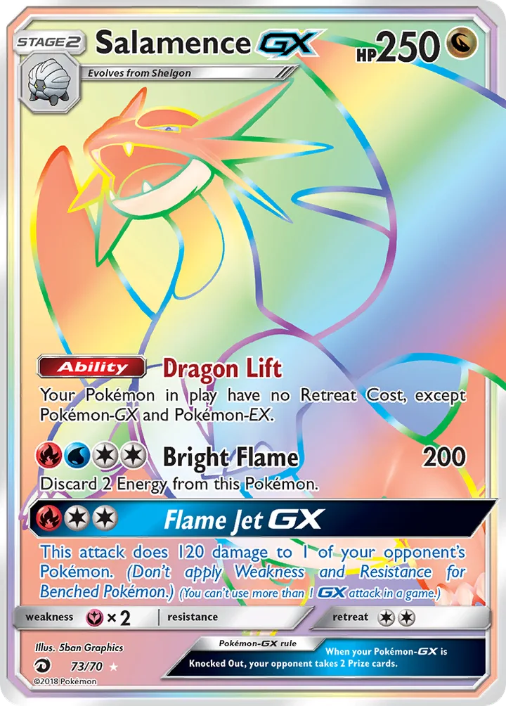 Salamence-GX, Dragon Majesty 73/70