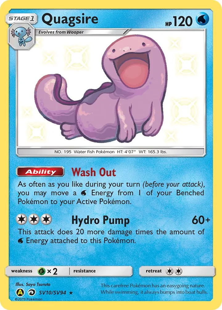 Quagsire, Hidden Fates SV10/SV94